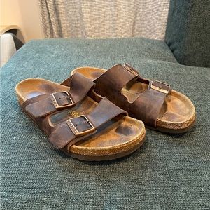 Birkenstock Arizona Sandal Brown Oiled Leather